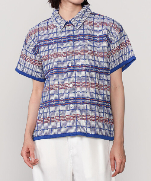 Coohem（コーヘン）の「COOHEM | コットン 半袖ニットシャツ WOMEN 