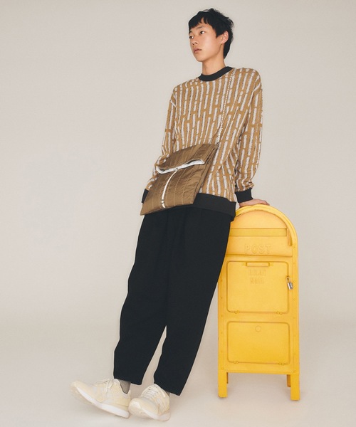 sneeuw（スニュウ）の「ウォッシュトキルティングバッグ（ショルダーバッグ・レディース・グレー/ブラウン・ONESIZE）」の3枚目の写真