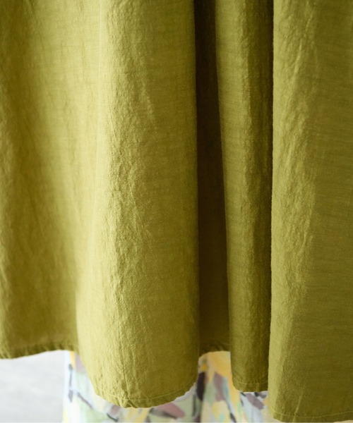 yuni(ユニ )の「プロダクトダイ カフタンワンピース(ワンピース・レディース・イエロー/ブラック/ピンク・FREE)」の14枚目の写真