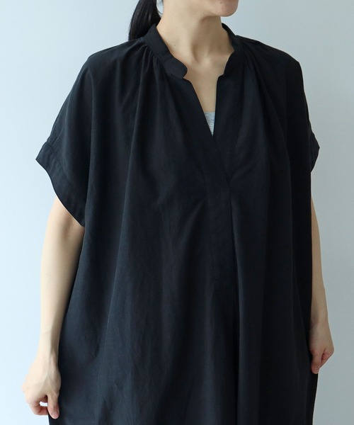 yuni(ユニ )の「プロダクトダイ カフタンワンピース(ワンピース・レディース・イエロー/ブラック/ピンク・FREE)」の20枚目の写真