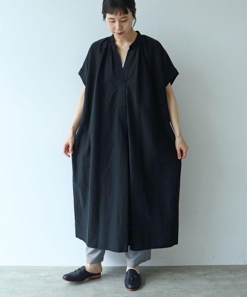 yuni(ユニ )の「プロダクトダイ カフタンワンピース(ワンピース・レディース・イエロー/ブラック/ピンク・FREE)」の18枚目の写真