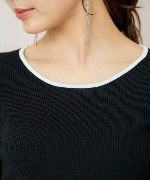 WILLSELECTION（ウィルセレクション）の「袖レースアップニット（ニット/セーター・レディース・オフホワイト/ピンク/ブラック・FREE）」の14枚目の写真