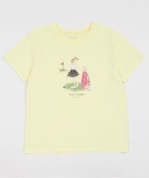 kate spade new york kids（ケイトスペードニューヨーク）の「【人気商品再入荷】【直営店で取り扱い無し】ガールズ エンジョイプレイングゴルフTシャツ（Tシャツ/カットソー・キッズ）」