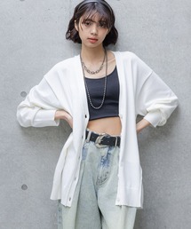 PAGEBOY | ロールリンキングＶネックカーディガン(カーディガン/ボレロ)