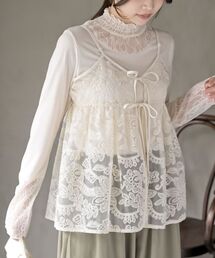 rps | フロントリボンレースキャミソール(キャミソール)