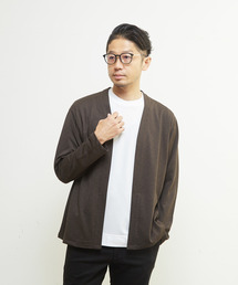 MEN'S MELROSE（メンズメルローズ）の「パリネチドリボタンレスカーディガン（カーディガン/ボレロ）」