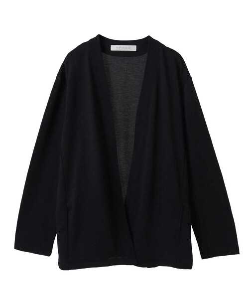 MEN'S MELROSE（メンズメルローズ）の「パリネチドリボタンレスカーディガン（カーディガン/ボレロ・メンズ・グレー/ネイビー/ホワイト×ブラック/ブラウン・2/4/3）」の17枚目の写真