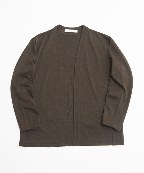 MEN'S MELROSE（メンズメルローズ）の「パリネチドリボタンレスカーディガン（カーディガン/ボレロ・メンズ・グレー/ネイビー/ホワイト×ブラック/ブラウン・2/4/3）」の19枚目の写真
