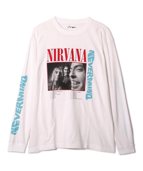 NIRVANA/ニルヴァーナ/NEVERMIND L/S TEE/コラボロンT《メンズ