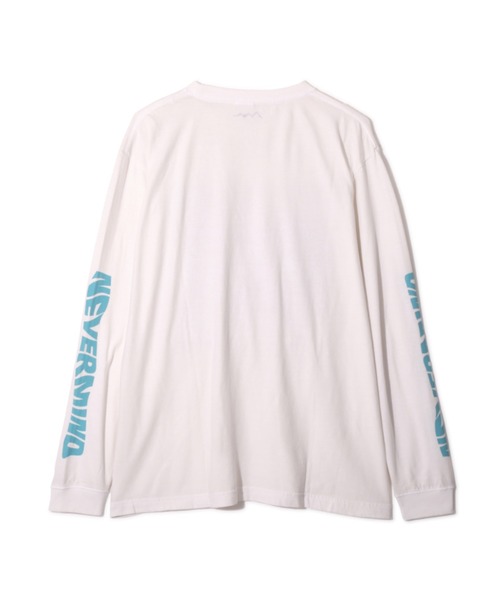 NIRVANA（ニルヴァーナ）の「NIRVANA/ニルヴァーナ/NEVERMIND L/S TEE/コラボロンT《メンズ・ウィメンズ・ユニセックス》（Tシャツ/カットソー・メンズ・ホワイト・S/M/L/XL）」の2枚目の写真