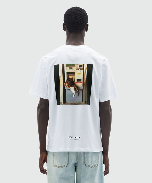 MSGM(エムエスジーエム)の「MSGM FANTASTIC GREEN オーガニックコットンTシャツ「PAY ME!」(Tシャツ/カットソー・メンズ・ホワイト・S/M)」の3枚目の写真