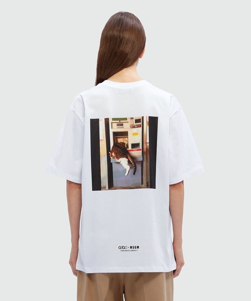 MSGM(エムエスジーエム)の「MSGM FANTASTIC GREEN オーガニックコットンTシャツ「PAY ME!」(Tシャツ/カットソー・メンズ・ホワイト・S/M)」の7枚目の写真