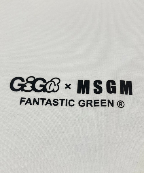 MSGM(エムエスジーエム)の「MSGM FANTASTIC GREEN オーガニックコットンTシャツ「PAY ME!」(Tシャツ/カットソー・メンズ・ホワイト・S/M)」の12枚目の写真