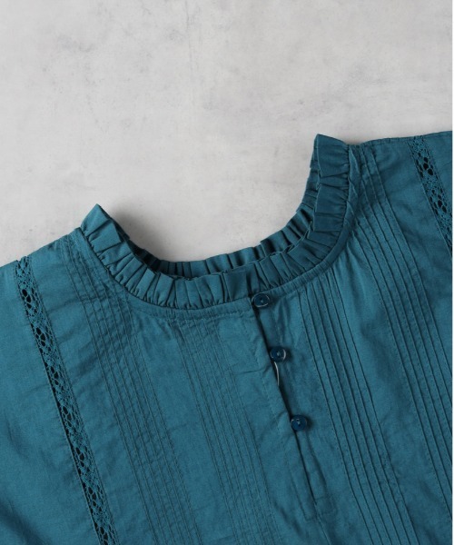 Right-on（ライトオン）の「【HONEYSUCKLE ROSE】レースプルオーバーブラウス（シャツ/ブラウス・レディース・グリーン/レッド/オフホワイト・M/L）」の13枚目の写真