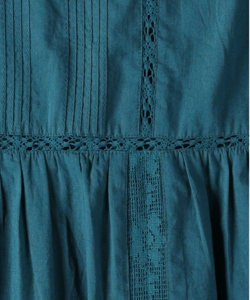 Right-on（ライトオン）の「【HONEYSUCKLE ROSE】レースプルオーバーブラウス（シャツ/ブラウス・レディース・グリーン/レッド/オフホワイト・M/L）」の12枚目の写真