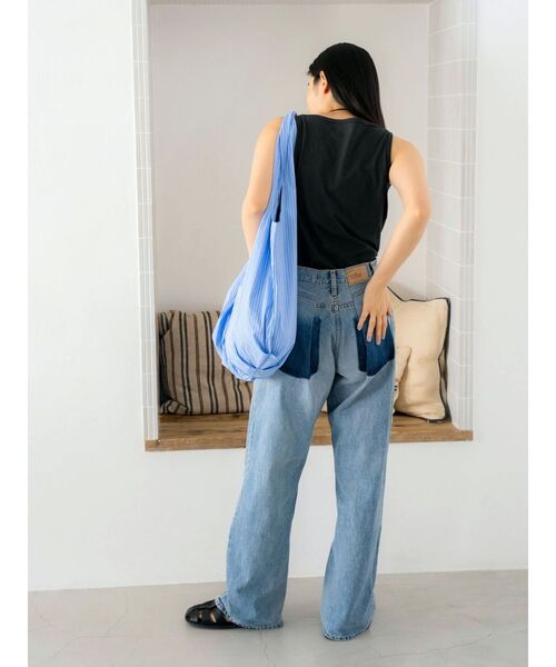 Ungrid(アングリッド)の「ショルダータックボックスシルエットタンクトップ(タンクトップ・レディース・その他1/ブラック/オフホワイト・FREE)」の7枚目の写真