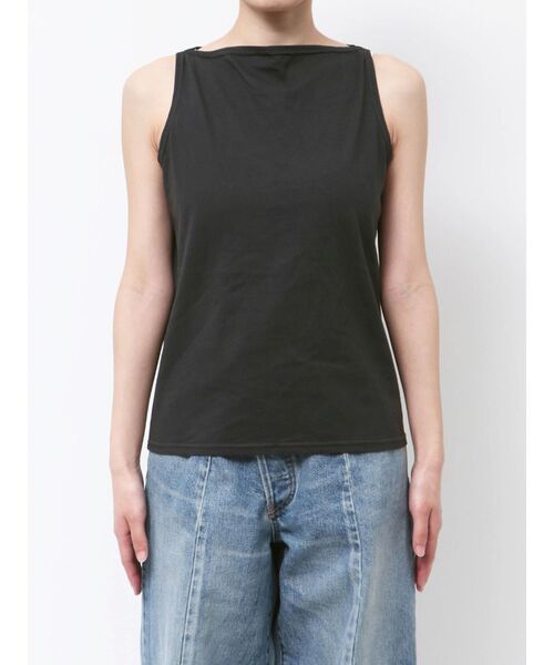 Ungrid(アングリッド)の「ショルダータックボックスシルエットタンクトップ(タンクトップ・レディース・その他1/ブラック/オフホワイト・FREE)」の14枚目の写真