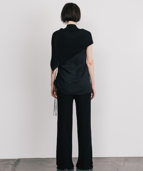 CREDONA（クレドナ）の「ACETATE KNIT PANTS/アセテートニットパンツ（その他パンツ・レディース・ブラック/グレー系その他・FREE）」の9枚目の写真