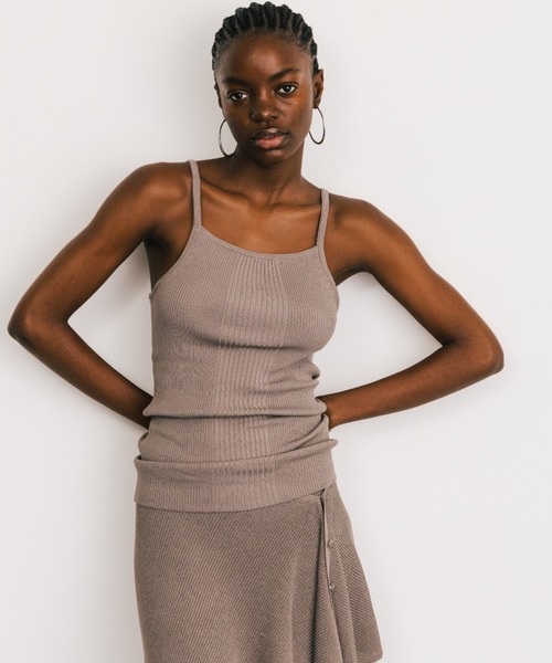 CREDONA（クレドナ）の「ACETATE KNIT PANTS/アセテートニットパンツ（その他パンツ・レディース・ブラック/グレー系その他・FREE）」の7枚目の写真