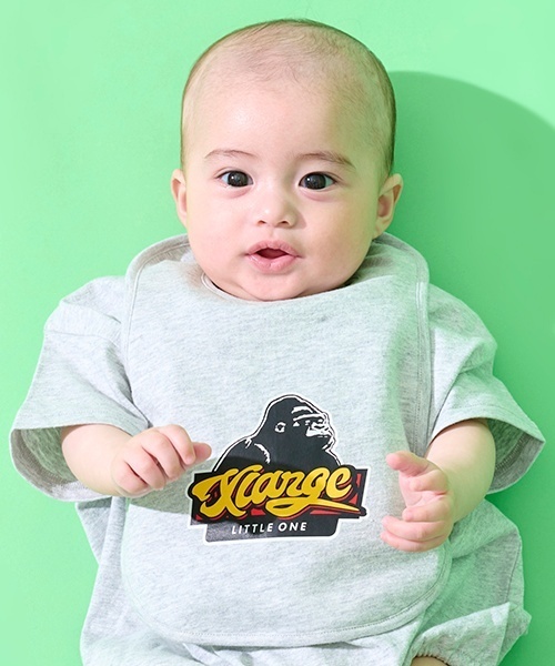 XLARGE KIDS（エクストララージキッズ）の「OGゴリラ&ロゴスタイ（その他ベビー用品・キッズ・ホワイト/ブラック/トップグレー・F）」の3枚目の写真