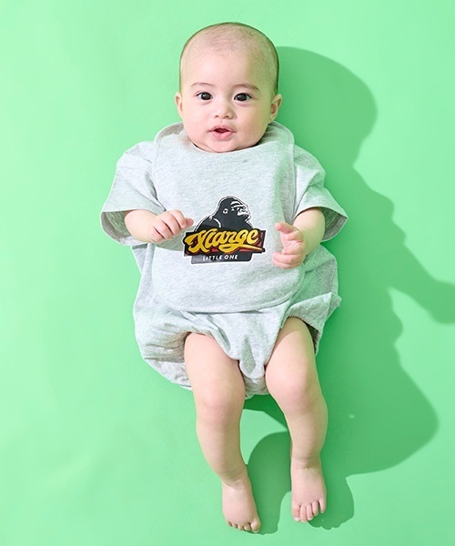 XLARGE KIDS（エクストララージキッズ）の「OGゴリラ&ロゴスタイ（その他ベビー用品・キッズ・ホワイト/ブラック/トップグレー・F）」の14枚目の写真