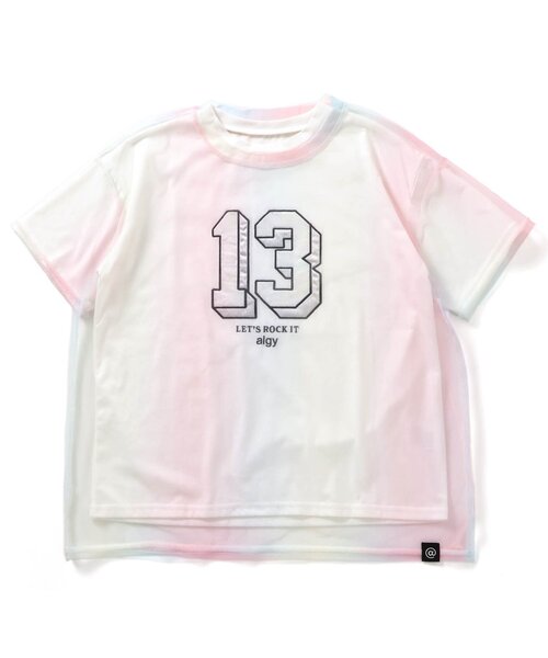 algy（アルジー）の「ナンバリング半袖T&チュール半袖Tセット（Tシャツ/カットソー・キッズ・ブラック/ライム/レインボー・MEDIUM/X-SMALL/XX-SMALL/SMALL）」の12枚目の写真