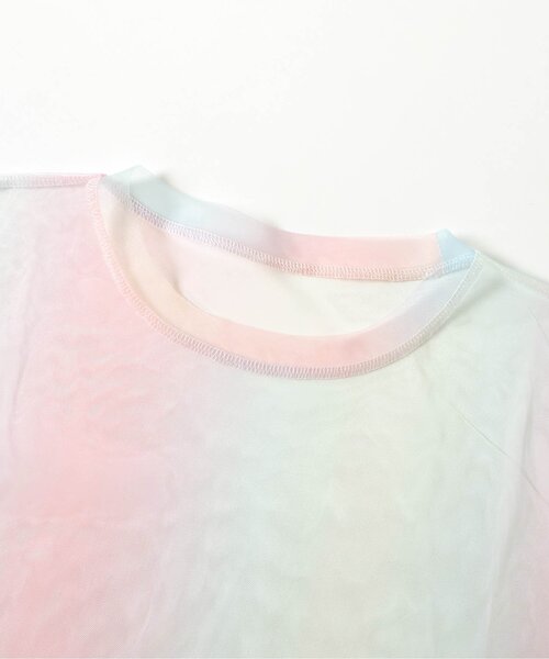 algy（アルジー）の「ナンバリング半袖T&チュール半袖Tセット（Tシャツ/カットソー・キッズ・ブラック/ライム/レインボー・MEDIUM/X-SMALL/XX-SMALL/SMALL）」の16枚目の写真