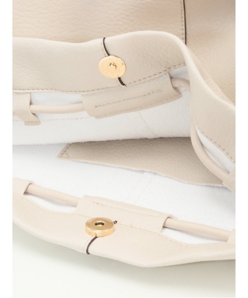 m.f.editorial(エムエフエディトリアル)の「【天巾着マグネット付き】スカーフ付き ワンショルダーバッグ(ショルダーバッグ・レディース・ベージュ/ブラック・FREE)」の22枚目の写真