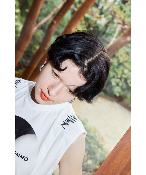 OMMO(オーエムエムオー)の「BALLOON PHOTO TANK(Tシャツ/カットソー・レディース・ブラック/ホワイト・FREE)」の12枚目の写真