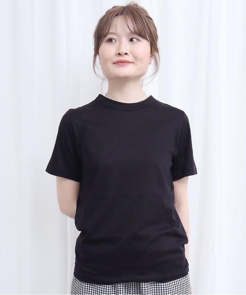 fig London(フィグロンドン)の「_simple smooth short sleeve(Tシャツ/カットソー・レディース・ブラック/ホワイト・FREE)」の21枚目の写真