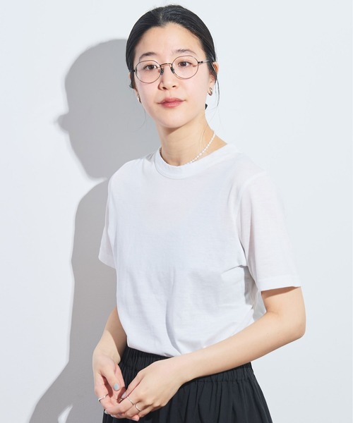 fig London(フィグロンドン)の「_simple smooth short sleeve(Tシャツ/カットソー・レディース・ブラック/ホワイト・FREE)」の3枚目の写真