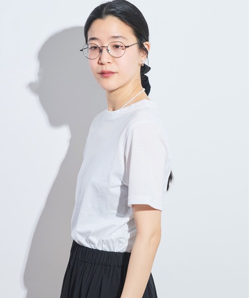 fig London(フィグロンドン)の「_simple smooth short sleeve(Tシャツ/カットソー・レディース・ブラック/ホワイト・FREE)」の4枚目の写真