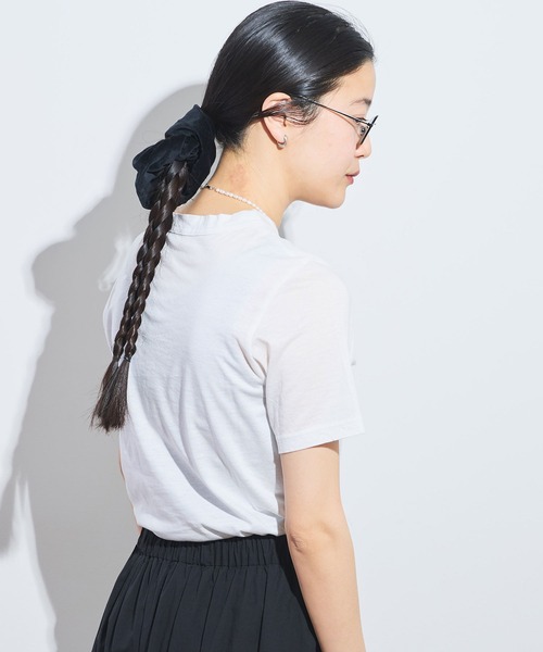 fig London(フィグロンドン)の「_simple smooth short sleeve(Tシャツ/カットソー・レディース・ブラック/ホワイト・FREE)」の16枚目の写真