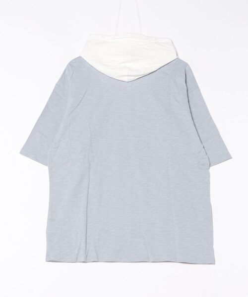 Blue Standard (ブルースタンダード)の「【Blue Standard/ブルースタンダード】スラブコットン アニマルプリント Tパーカー(Tシャツ/カットソー・メンズ・その他/その他1/その他2・X-LARGE/LARGE/MEDIUM)」の9枚目の写真