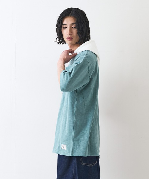 Blue Standard (ブルースタンダード)の「【Blue Standard/ブルースタンダード】スラブコットン アニマルプリント Tパーカー(Tシャツ/カットソー・メンズ・その他/その他1/その他2・X-LARGE/LARGE/MEDIUM)」の16枚目の写真