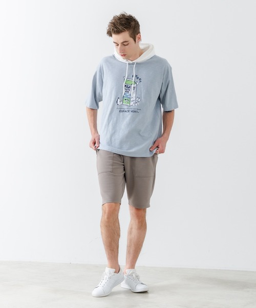 Blue Standard (ブルースタンダード)の「【Blue Standard/ブルースタンダード】スラブコットン アニマルプリント Tパーカー(Tシャツ/カットソー・メンズ・その他/その他1/その他2・X-LARGE/LARGE/MEDIUM)」の18枚目の写真