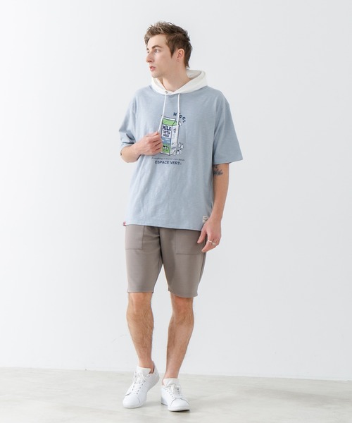 Blue Standard (ブルースタンダード)の「【Blue Standard/ブルースタンダード】スラブコットン アニマルプリント Tパーカー(Tシャツ/カットソー・メンズ・その他/その他1/その他2・X-LARGE/LARGE/MEDIUM)」の19枚目の写真
