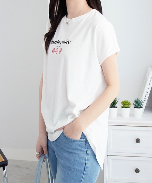 セール】【マリクレール・スポーツ】ギャザーTシャツ（Tシャツ