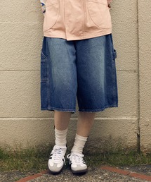 MILKFED. | PAINTER BAGGY SHORTS(デニムパンツ)
