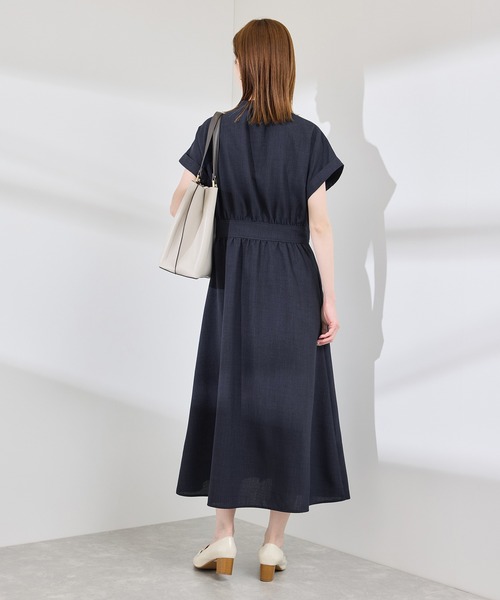 ROPE' PICNIC（ロペピクニック）の「フレンチドルマンワンピース（ワンピース・レディース・ベージュ系その他/ネイビー/チャコールグレー・36/38/40）」の17枚目の写真