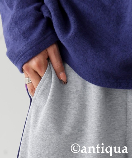 antiqua(アンティカ)の「配色ライン パンツ(その他パンツ・レディース・ネイビー/ブラック/グレー・ONESIZE)」の19枚目の写真