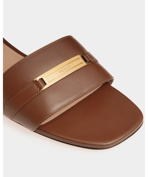 BALLY（バリー）の「DANIKA（サンダル・レディース・ブラウン・36.5/36/35.5/35/39/38/37）」の2枚目の写真
