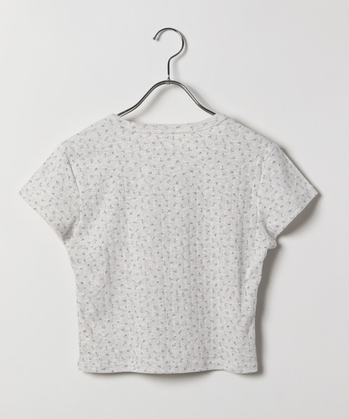 3.3 Field Trip （3.3フィールドトリップ）の「3.3 Field Trip／花柄リボンT（Tシャツ/カットソー・レディース・ホワイト/グレー/アイボリー・FREE）」の11枚目の写真