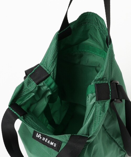 bpr BEAMS（ビーピーアール ビームス ）の「リップストップ ディープ トートバッグ S（トートバッグ・レディース・ベージュ/オレンジ/パープル/グリーン/ブラック/グレー・ONE SIZE）」の18枚目の写真