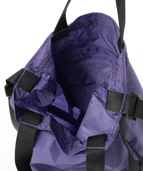 bpr BEAMS（ビーピーアール ビームス ）の「リップストップ ディープ トートバッグ S（トートバッグ・レディース・ベージュ/オレンジ/パープル/グリーン/ブラック/グレー・ONE SIZE）」の9枚目の写真