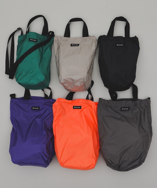 bpr BEAMS（ビーピーアール ビームス ）の「リップストップ ディープ トートバッグ S（トートバッグ・レディース・ベージュ/オレンジ/パープル/グリーン/ブラック/グレー・ONE SIZE）」の12枚目の写真