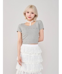 レースチョーカーコンパクトTシャツ