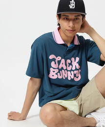 【新品】ジャックバニー／ポロシャツ Jack Bunny!!(ジャックバニー）総柄 ポロシャツ 6 - メルカリ
