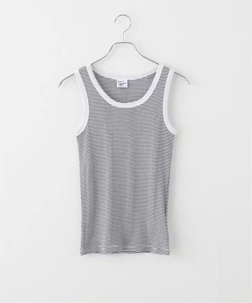 MILLER（ミラー）の「《追加2》Miller/ミラー パネルリブタンクトップ（タンクトップ・レディース・ホワイト/ピンク/イエロー/ブラック/ブラック系その他/ブルー・FREE）」の3枚目の写真