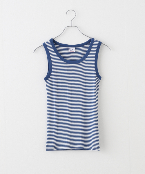 MILLER（ミラー）の「《追加2》Miller/ミラー パネルリブタンクトップ（タンクトップ・レディース・ホワイト/ピンク/イエロー/ブラック/ブラック系その他/ブルー・FREE）」の4枚目の写真